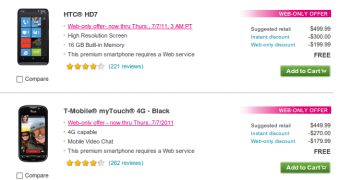 T-Mobile has more free handsets available