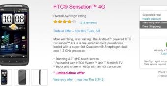 HTC Sensation 4G Now Available for Free at T-Mobile USA