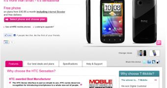 HTC Sensation at T-Mobile UK
