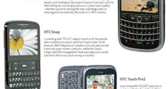 Best Buy shows HTC Snap and Touch Pro2 on their way to Telus