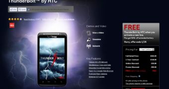 HTC Thunderbolt page