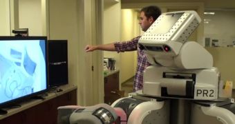 Kinect used for controlling robots