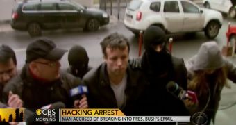 Guccifer's arrest in Arad, Romania