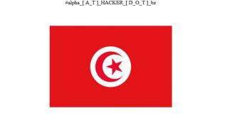 The defaced websites host the Tunisian flag