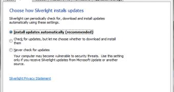Users are recommended to update to the latest Silverlight version right now