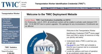 Hackers demonstrate that the DHS's TWIC website contains a dangerous vulnerability