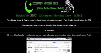 Hackers leak data after defacing English Defence League site