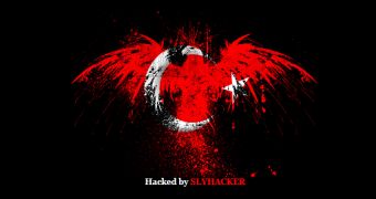 SLYHACKER defacement page