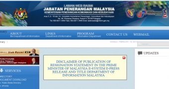 Malaysian Department of Information hacked
