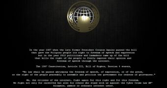 Filipino government websites hacked by Anonymous hacktivists
