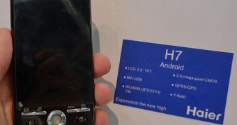 Haier's Android phone, H7