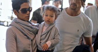 On friendlier terms: Halle Berry, Gabriel Aubry and Nahla before the split