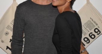 As they were: model Gabriel Aubry and Halle Berry before the nasty split and nastier custody battle