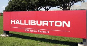 Halliburton sign