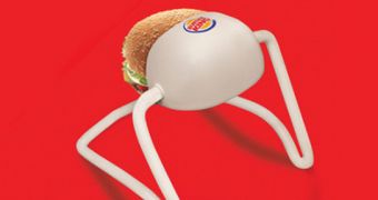 Burger King shows off Hands-Free Whopper Holder