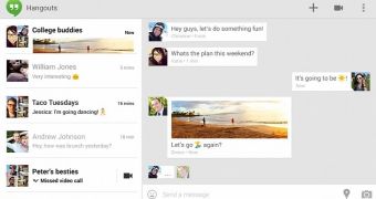 Hangouts for Android (screenshot)