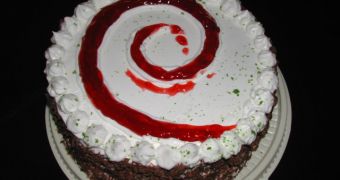 Debian cake. Yummy.