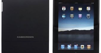 CaseCrown Hard Glider Shell Case (Black Obsidian) for the Apple iPad
