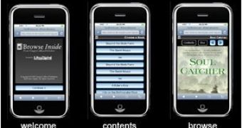 "Browse Inside" sample iPhone screens