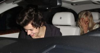 Harry Styles and Kimberly Stewart leave dinner last Friday