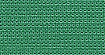 A thin film of silicon riddled with regular nanoscale holes could be an efficient thermoelectric material