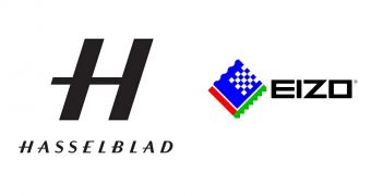 Hasselblad and EIZO logos