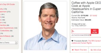 Coffee with Tim Cook, charity auction