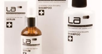 LA Science Shampoo and Serum for anti hair-loss, £34