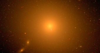 A picture of the M87 elliptical galaxy
