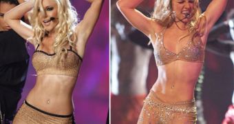 Heidi Montag is no Britney Spears, no matter how hard she tries, critics say