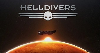 Helldivers title screen