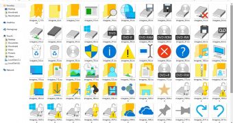 Windows 10 icons part of build 10036
