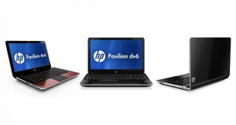 HP DV series laptop