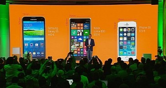 Samsung Galaxy S5 vs. Nokia Lumia 830 vs. iPhone 5s price comparison