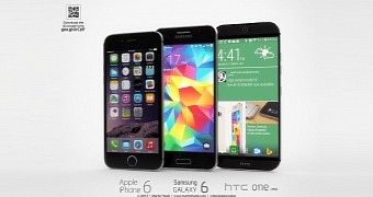 HTC One M9 vs Samsung Galaxy S6 vs iPhone 6