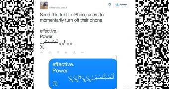 The malicious text message that crashes iPhones