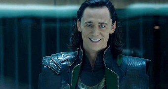 Tom Hiddleston as Loki, a surprise fan-favorite from the Marvel superhero universe