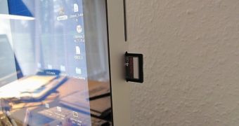 SD card connected to iMac