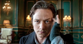 James McAvoy as Professor Charles Xavier, with hair