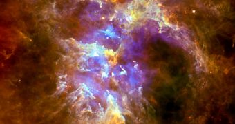 This is Herschel's latest image of the Carina Nebula (click for higher resolution)