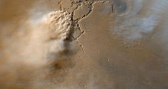 On Mars, winds inside dust devils can travel as fast as 45 meters (148 feet) per second