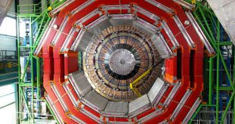 This is the CMS experiment on the LHC