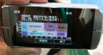 NTT DoCoMo's health phone