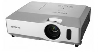 The Hitachi CP-X417 wireless projector