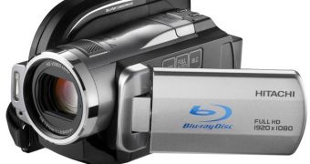 The new Hitachi DZ-BD10HA Blu-ray camcorder