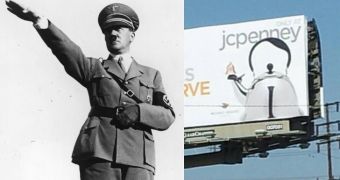 The Hitler billboard was placed on the 405 near Culver City