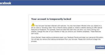 Hoax Alert: Facebook “Account Locked” Warning Is a Virus
