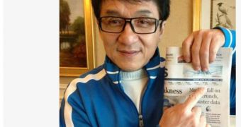 Jackie Chan proves he's not dead