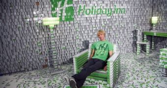 Holiday Inn opens the Key Card Hotel, made entirely out of 200,000 hotel key cards