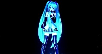 Hatsune Miku, a hologram / Japanese pop star, makes her Letterman debut with performance